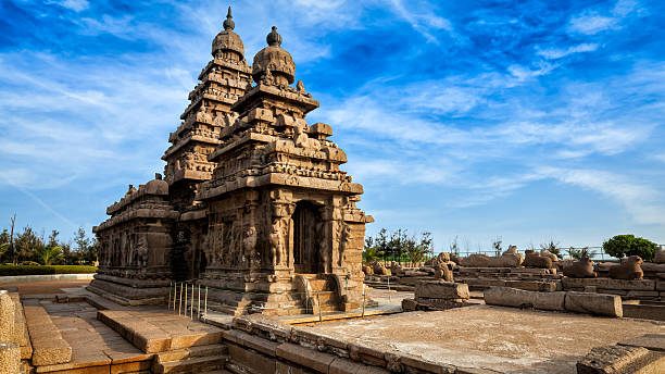 UNESCO World Heritage Shore Temple at Mahabalipuram